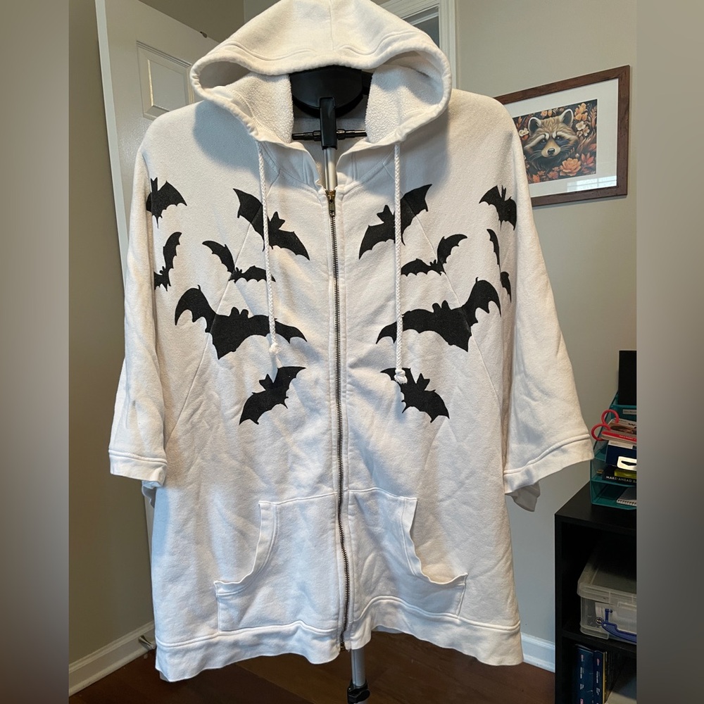Wildfox Bats Poncho Jacket Size M